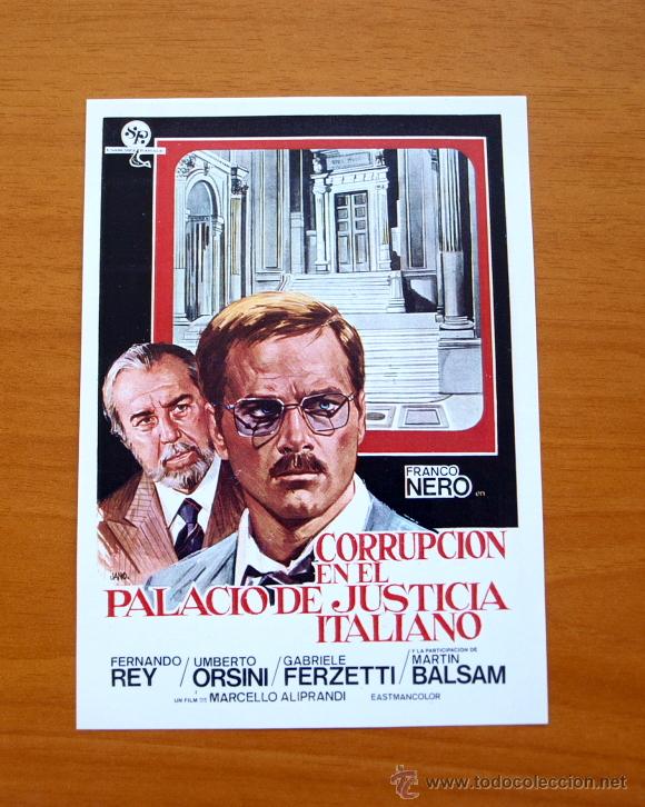 Kino: Corrupci&oacute;n en el palacio de justicia italiano - Fernando Rey, Umberto Orsini, Gabriele Ferzetti