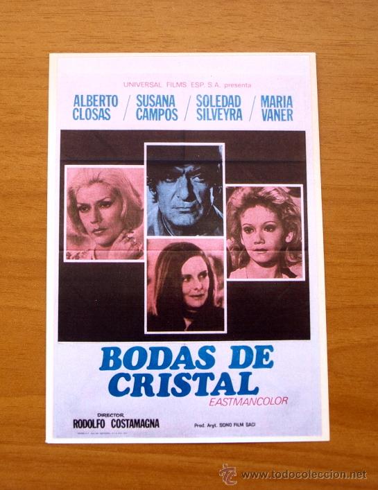Kino: Bodas de cristal - Alberto Closas, Susana Campos, Soledad Silveyra, Maria Vaner