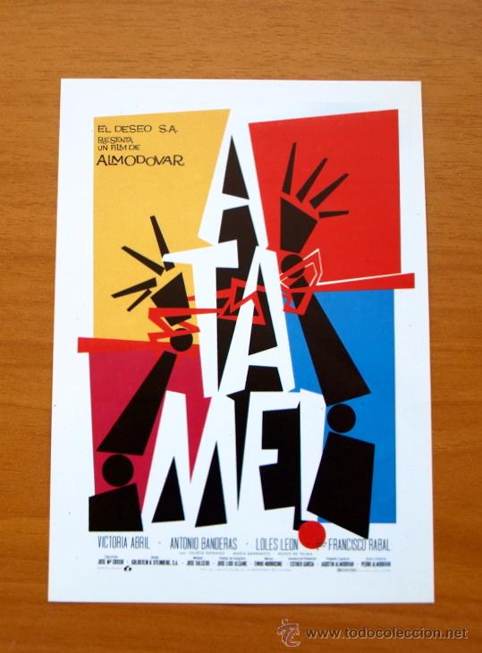 Cine: Atame - Victoria Abril, Antonio Banderas, Loles Le&oacute;n, Francisco Rabal