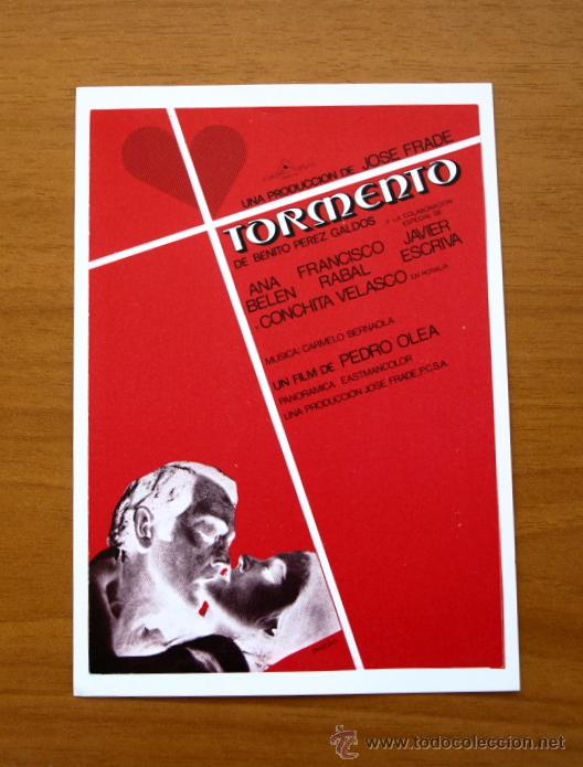 Cine: Tormento - Ana Bel&eacute;n, Francisco Rabal, Javier Escriv&aacute;, Conchita Velasco