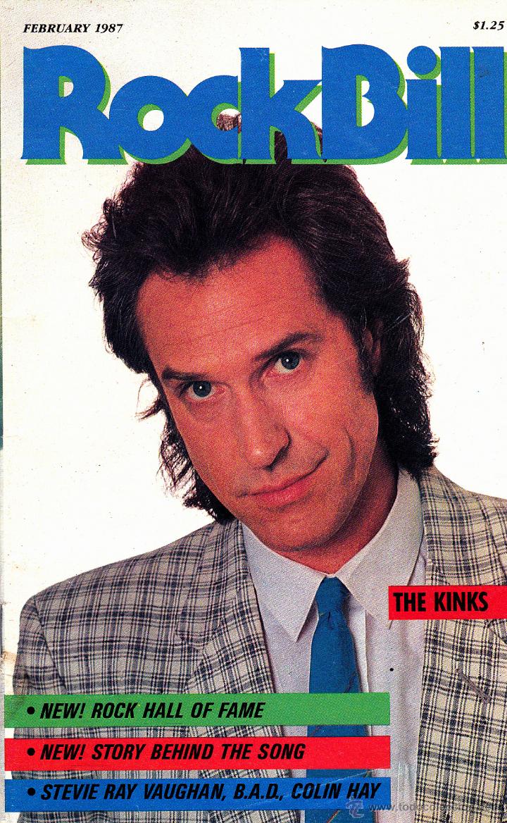 Cin&eacute;ma: MAGAZINE ROCK BILL 30 PAGINAS 1987 EN INGLES 21 X 13&acute;5 CMS