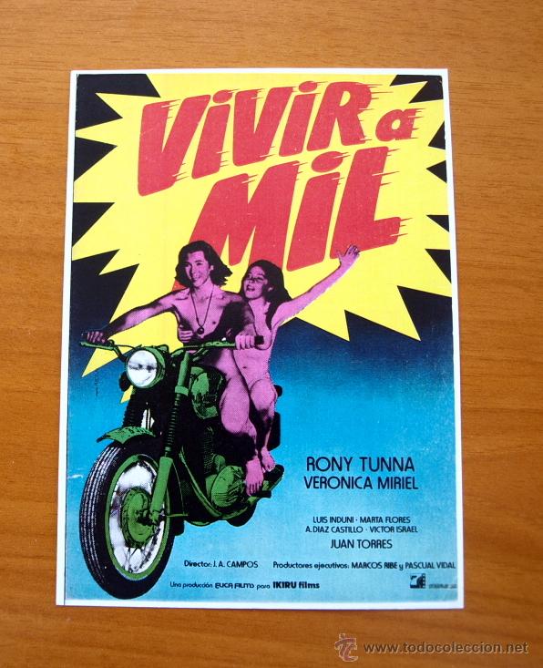Kino: Vivir a mil - Rony Tunna, Ver&oacute;nica Miriel, Luis Induni, Marta Flores