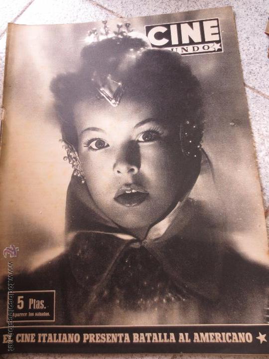 Cin&eacute;ma: REVISTA CINE MUNDO N&ordm; 48 A&Ntilde;O II 14 FEBRERO 1953