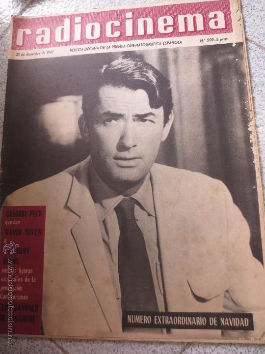 Cin&eacute;ma: REVISTA CINE RADIOCINEMA N&ordm; 509 21 DE DICIEMBRE 1961