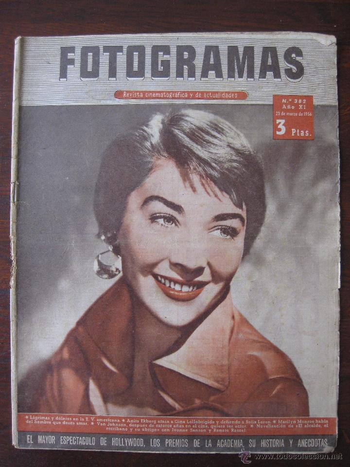 Cine: Fotogramas n&ordm; 382 a&ntilde;o 1956 - Foto 1