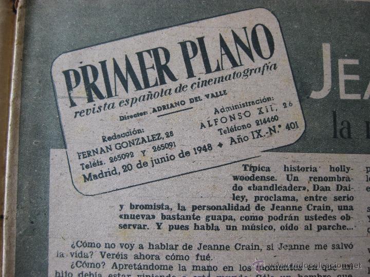 Cine: Revista Primer Plano nº 401. 1948 - Foto 3 - 50785454