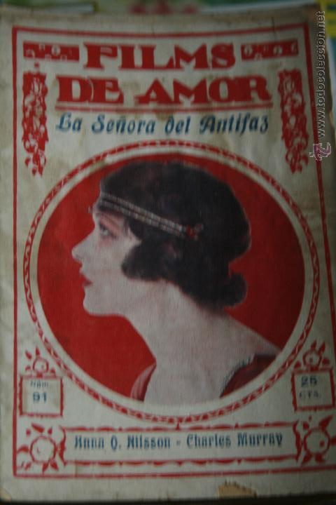 Cin&eacute;ma: NOVELA CINEMATOGRAFICA, FILMS DE AMOR, LA SE&Ntilde;ORA DEL ANTIFAZ , N&ordm; 91 CINE , ORIGINAL,