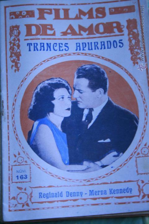 Cin&eacute;ma: NOVELA CINEMATOGRAFICA, FILMS DE AMOR,  N&ordm; 163, TRANCES APURADOS ,CINE, ORIGINAL, MERNA KENNEDY