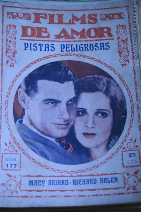 Cinema: NOVELA CINEMATOGRAFICA, FILMS DE AMOR,  N&ordm; 177,  PISTAS PELIGROSAS, ORIGINAL, MARY BRIAN