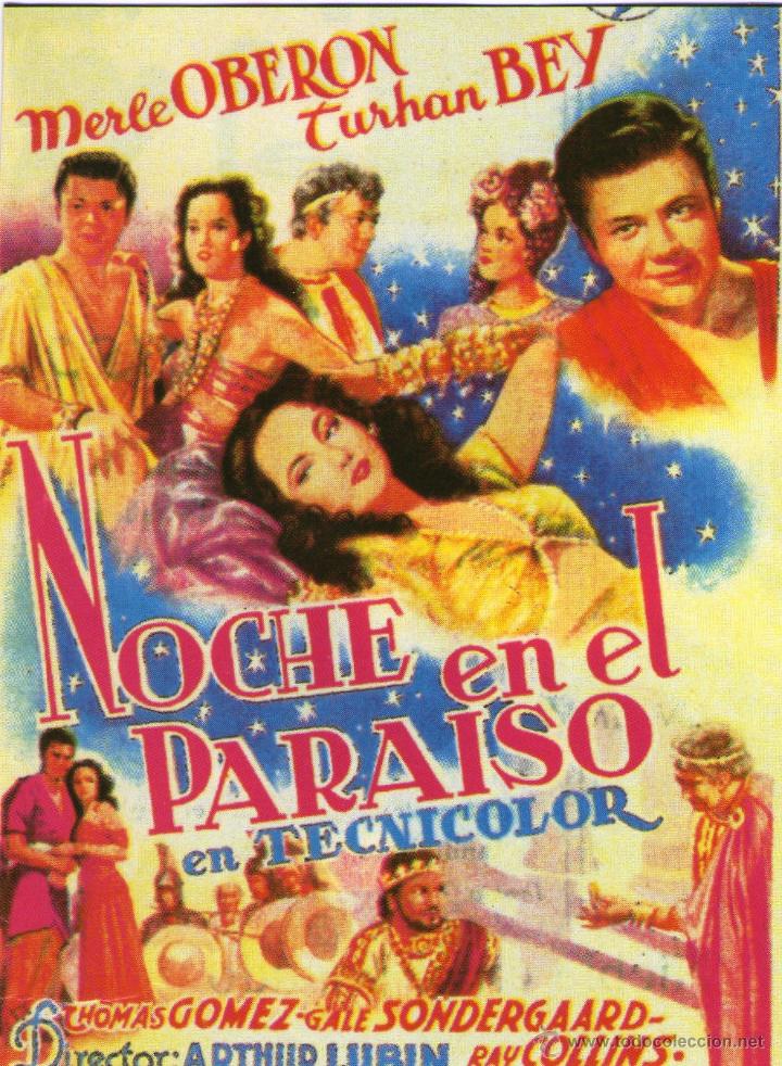 Kino: merle oberon noche en el paraiso