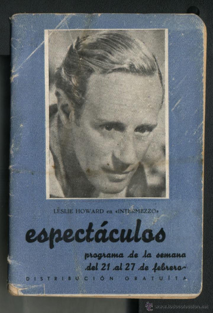 Cine: REVISTA ESPECTACULOS - 1944 - Foto 1