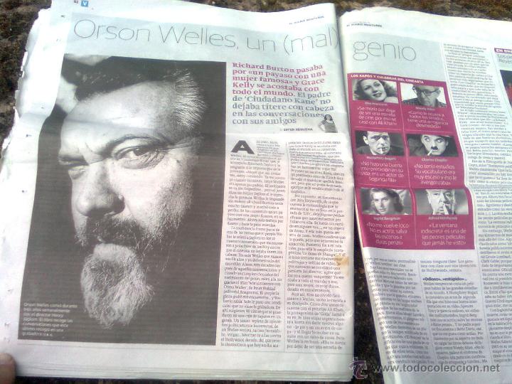 Cinema: Orson Wells; un mal genio, critica feroz a sus co&eacute;taneos. Recorte el diario monta&ntilde;&eacute;s 16-05-15