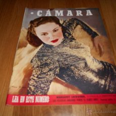 Cine: CAMARA. REVISTA CINEMATOGRÁFICA Nº89 SEPTIEMBRE 1946 NANCY COLEMAN ESTRELLAS CANINAS I. BERGMAN 