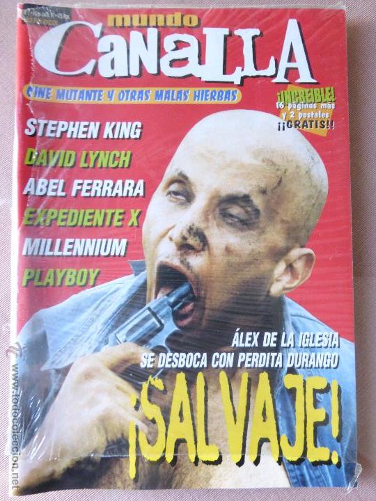 Cinema: FANZINE REVISTA MUNDO CANALLA n&ordm; 2 d lynch a ferrara playboy serie b undeground terror, PRECINTADO