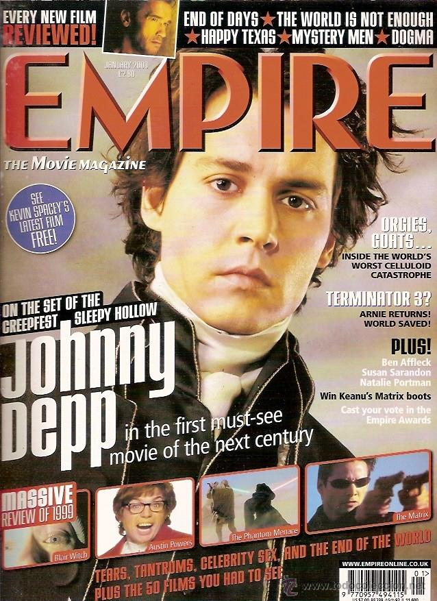 Cine: REVISTA EMPIRE N&ordm; 127 JANUARY 2000 JOHNNY DEPP