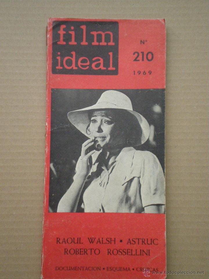 Cine: FILM IDEAL - No 210 - Raul Walsh, Astruc, Roberto Rosellini:Documentacion Esquema Criticas -1969 - Foto 1 - 52728437