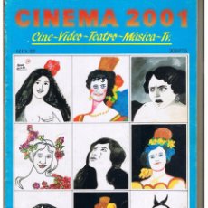 Cine: CINEMA 2001. CINE - VIDEO - TEATRO - MÚSICA- TV. EDITOR-DIRECTOR: MATÍAS ANTOLÍN. NVBRE. 1983. (Z6)