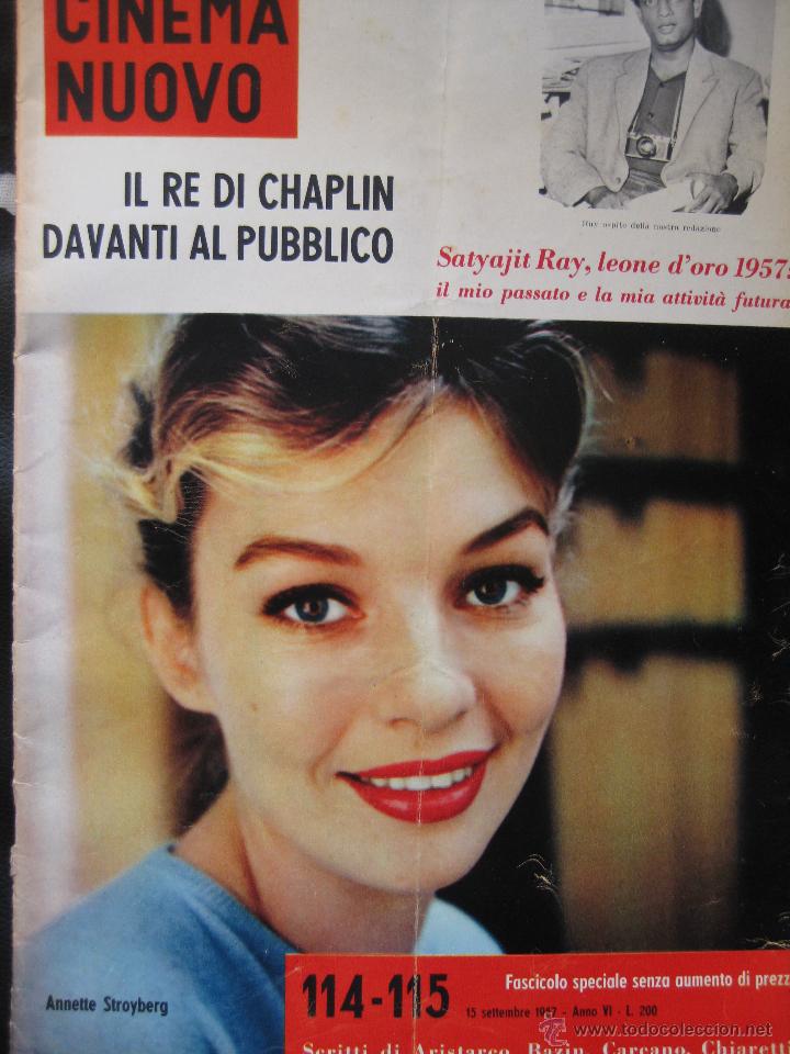 Cinema: Cinema Nuovo revista cine Italia n&uacute;mero 114-115 septiembre 1957 Festival Venecia Chaplin