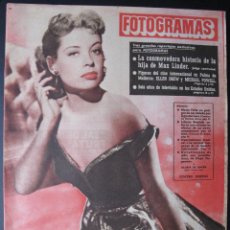 Cine: REVISTA FOTOGRAMAS Nº 182 GLORIA DE HAVEN MARIA FELIX ELLEN DREW MICHAEL POWELL 1952. Lote 53792361