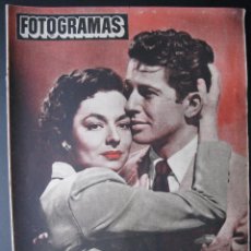 Cine: REVISTA FOTOGRAMAS Nº 167 RUTH ROMAN FARLEY GRANGER GENE TIERNEY CORINE CALVET DEBORAH KERR 1952. Lote 53799251