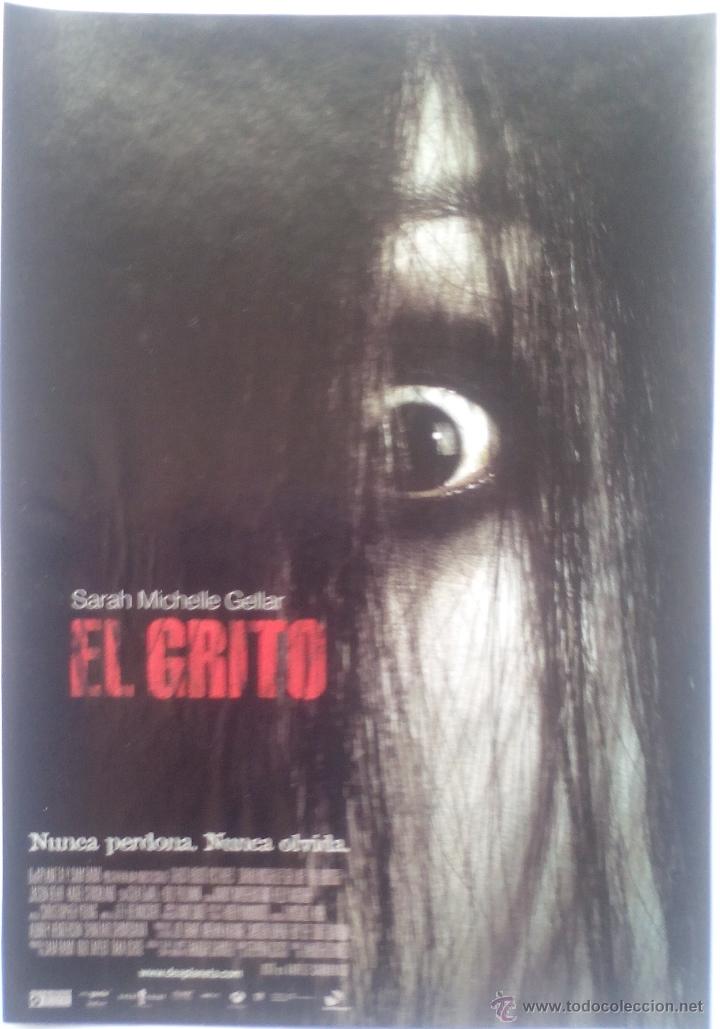 Kino: Folleto de Mano. Pel&iacute;cula El Grito. Sarah Michelle Gellar. Clea Duvall. Bill Pullman