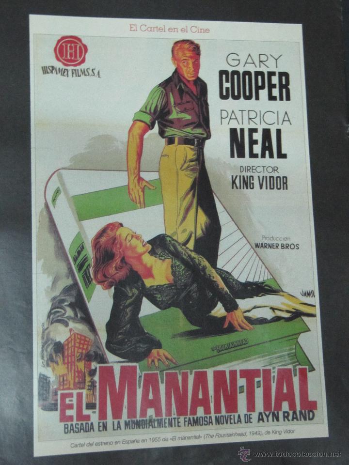 Kino: FASCICULO LA GRAN HISTORIA DEL CINE DE TERENCI MOIX. CAP 50 CARTEL: EL MANANTIAL