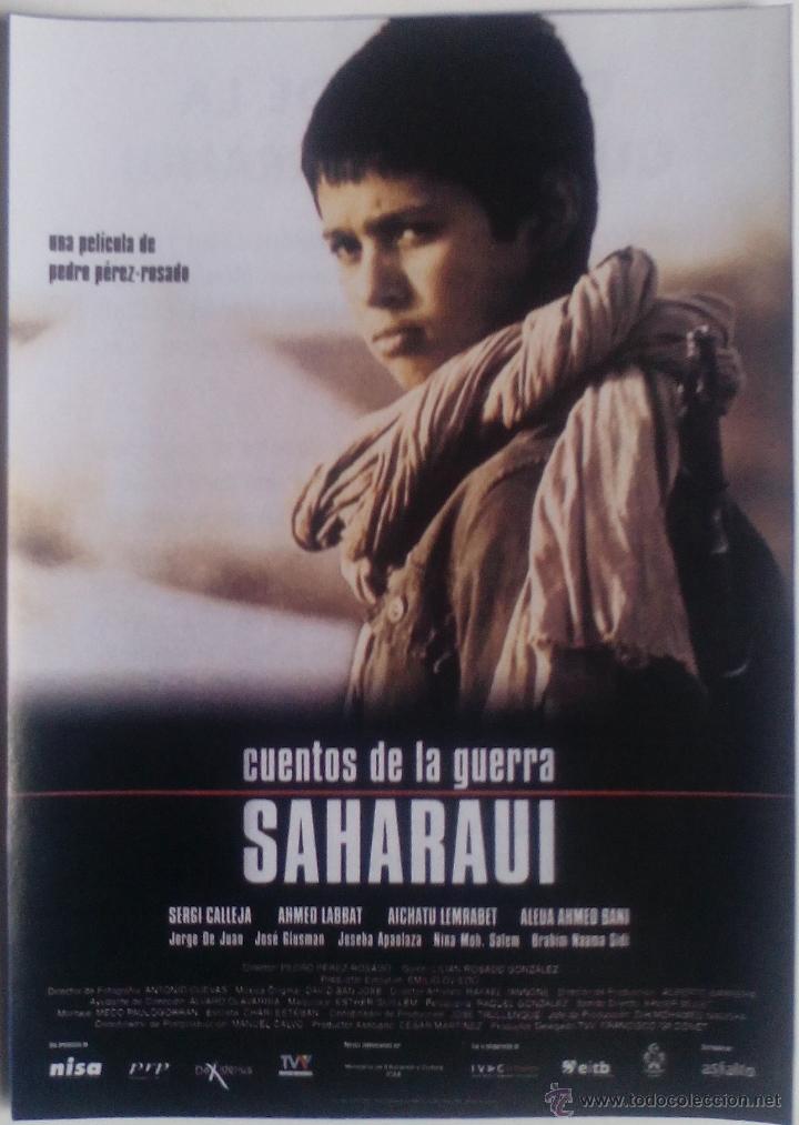 Kino: Folleto Mano. Pel&iacute;cula Cuentos de la Guerra Saharaui. Sergi Calleja. Jorge de Juan. Joseba Apaolaza