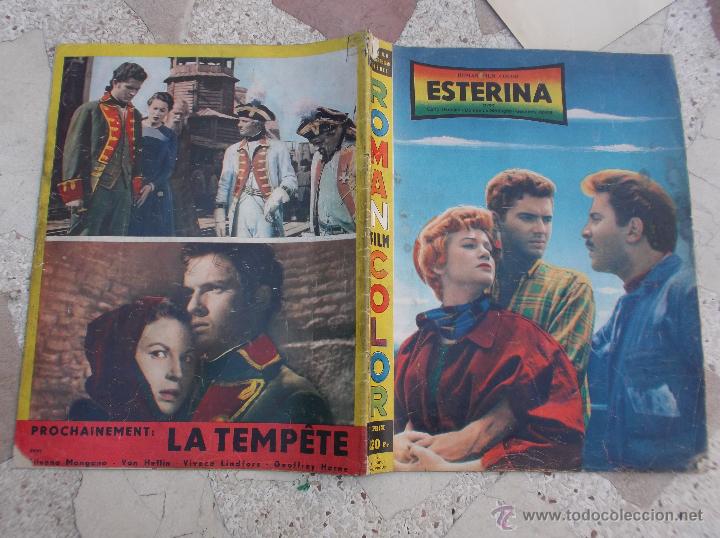 Cinema: roman film color, noviembre-1959, esterina por carla gravina, domenico modugno y geoffrey, francesa
