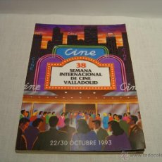 Cine: 38 SEMANA INTERNACIONAL DE CINE DE VALLADOLID 1993 - CATÁLOGO OFICIAL SEMINCI. Lote 54731308