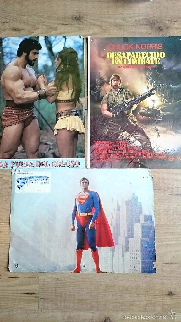 Kino: 1 Cartelera de cine superman, furia del coloso, desaparecido en combate