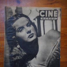 Cine: CINE MUNDO Nº 16, DE MAYO 1952. AMPLIA INFORMACIÓN DE CINE. HOLLYWOOD, DOLORES DEL RÍO. Lote 56281385