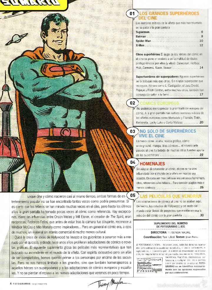 Cine: del c&oacute;mic al cine, suplemento fotogramas - Foto 2