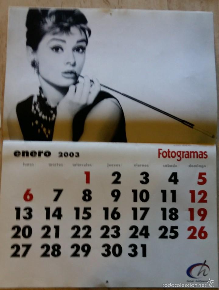 Cine: Calendario fotogramas 2003 45x59 cms - Foto 3