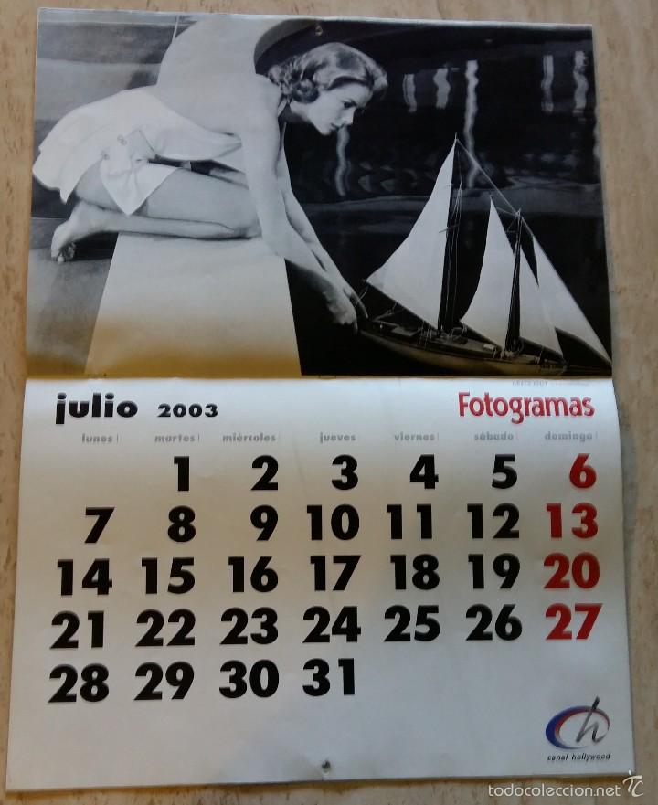 Cine: Calendario fotogramas 2003 45x59 cms - Foto 9