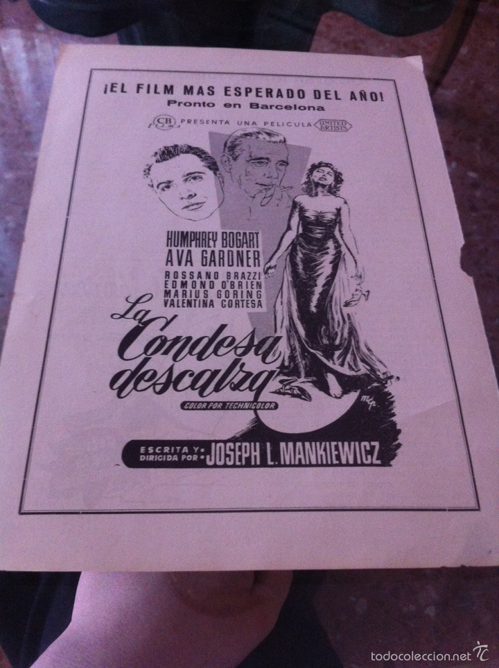 Cine: Publicidad revista La condesa descalza