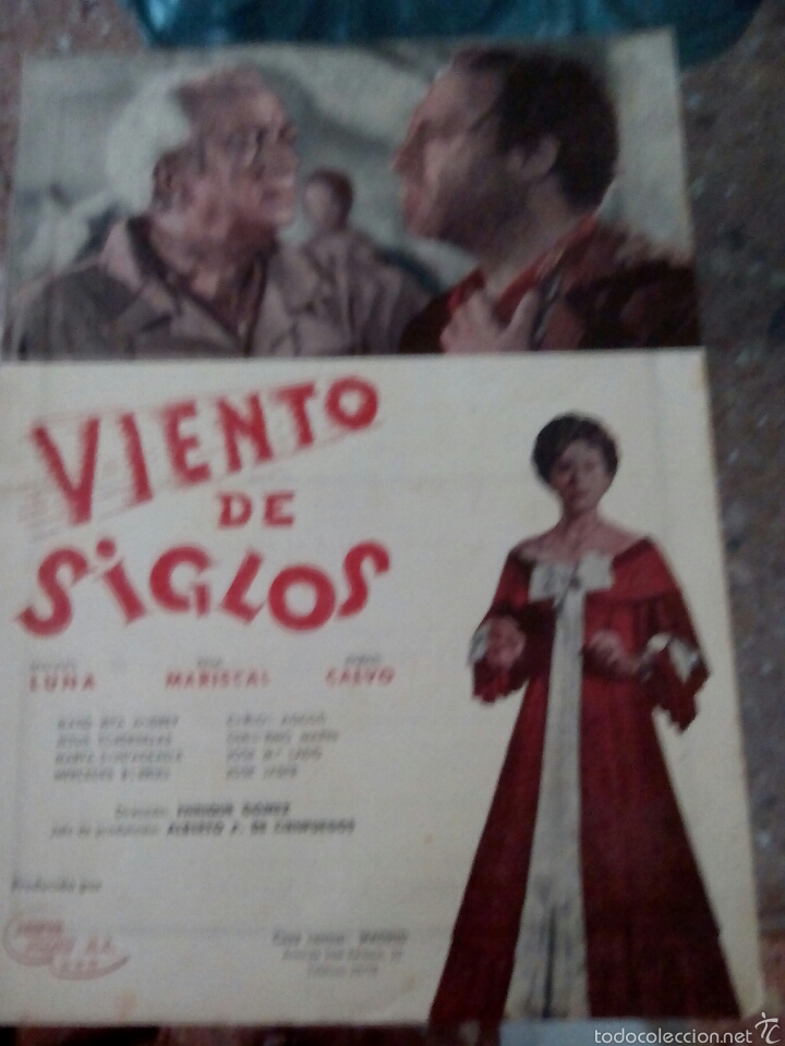 Cinema: Publcidad de prensa  viento de siglos