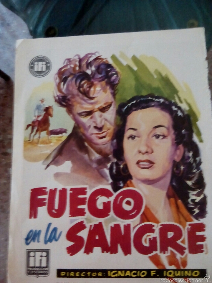 Cinema: Publicidad de prensa  fuego en la sangre