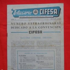 Cine: NOTICIARIO CIFESA, EXTRAORDINARIO CONVENCIÓN AÑO I JUNIO 1959, PRESENTACIÓN DIVERSAS PELÍCULAS. Lote 57129986