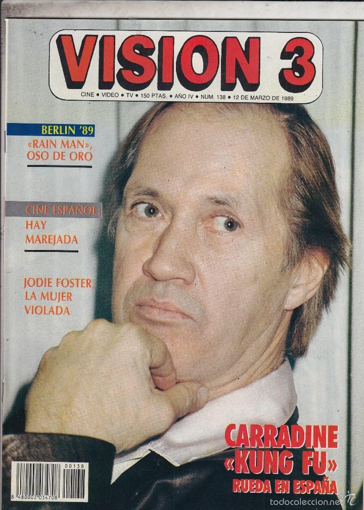 Cin&eacute;ma: REVISTA VISION 3 N&ordm; 138 A&Ntilde;O 1989. CARRDINE.