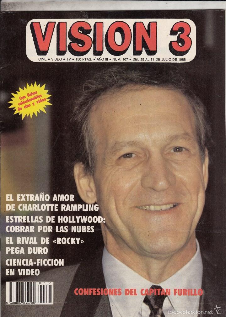Cin&eacute;ma: REVISTA VISION 3 N&ordm; 107 A&Ntilde;O 1988. CONFESIONES DEL CAPITAN FURILLO.