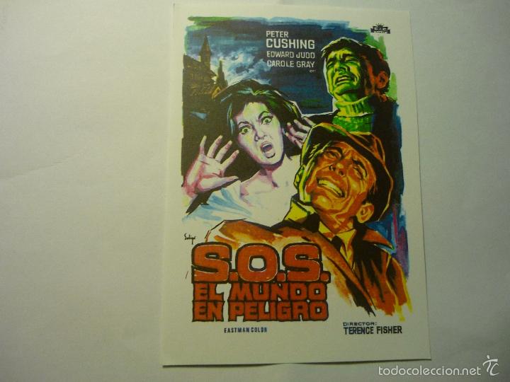Cine: reprod.programa s.o.s el mundo en peligro - peter cushing