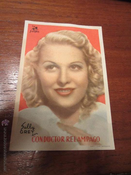 Cine: PROGRAMA conductor relampago - sally grey - Foto 1