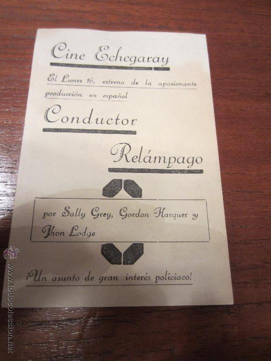 Cine: PROGRAMA conductor relampago - sally grey - Foto 2