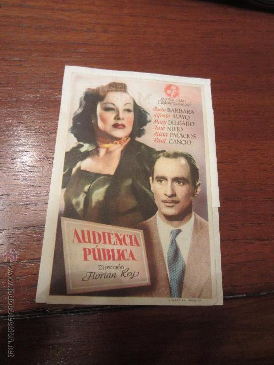 Kino: AUDIENCIA PUBLICA-PAOLA BARBARA-FLORIAN REY