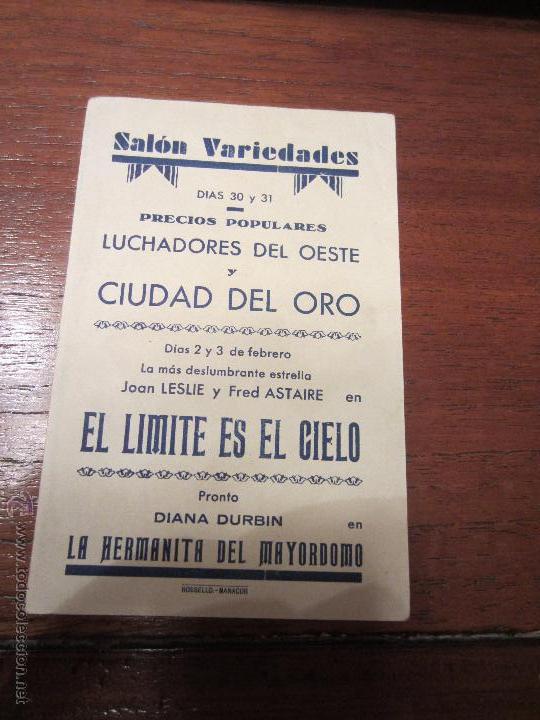 Cine: CIUDAD DEL ORO PROGRAMA MGM JEANETTE MACDONALD NELSON EDDY - Foto 2
