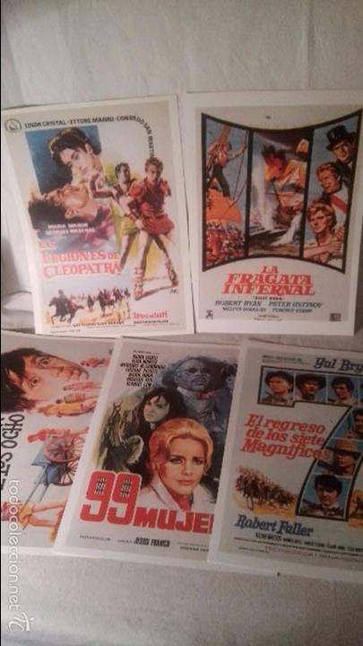 Kino: 5 FICHAS CARATULAS DE PELICULAS FILMADAS EN ALICANTE ELCHE O ALREDEDORES  21X30