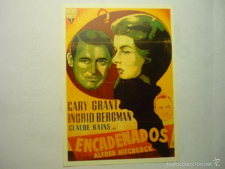 Kino: reprod-cartel encadenados -a.hitchcock