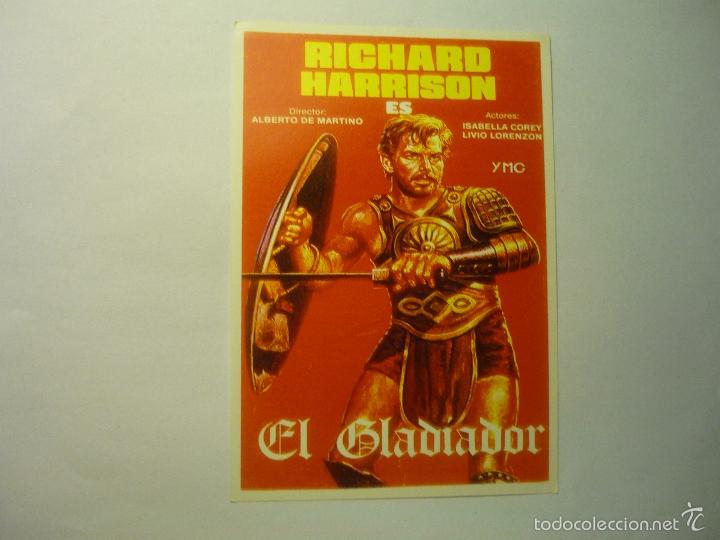 Cinema: REPRODUCC.CARTEL EL GLADIADOR .- RICHARD HARRISON