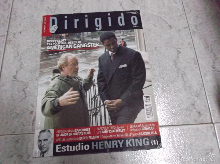 Cinema: DIRIGIDO POR... N&ordm; 373: ESTUDIO HENRY KING (1). AMERICAN GANSTER. LADY CHATTERLEY. BEOWULF. LEJOS DE