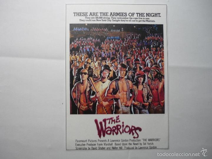 Cinema: REPRODUCC.CARTEL EXTRANJERO THE WARRIORS